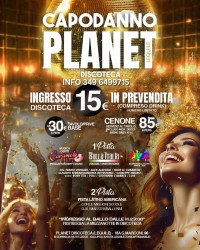 CAPODANNO PLANET DISCOTECA 2025 - EVENTI SALENTO