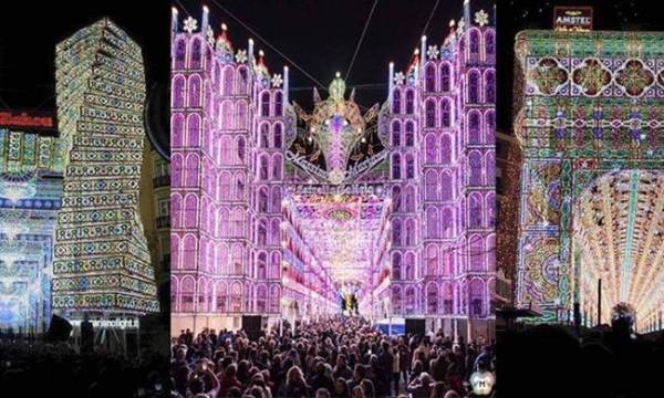 Salento capitale nel mondo: Trionfa con le luminarie in Spagna